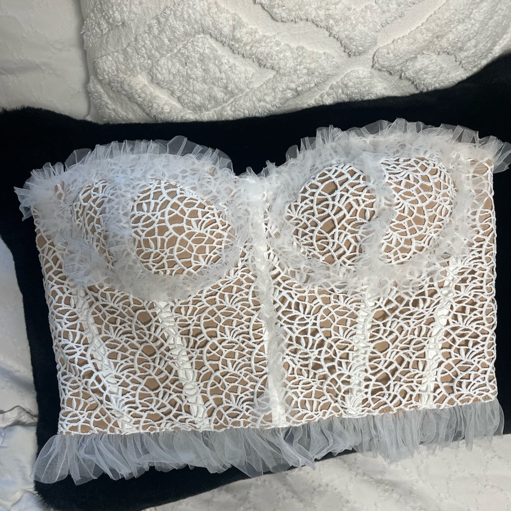 Miss Circle zip up corset size small